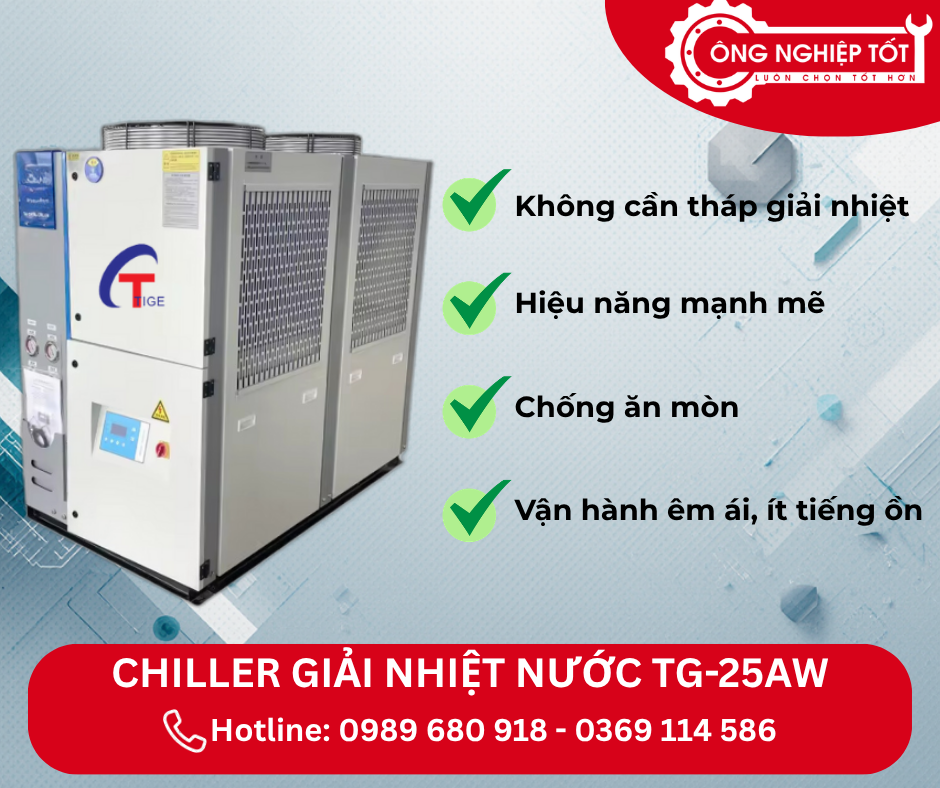 Những ưu điểm nổi bật của Chiller TG-25AW